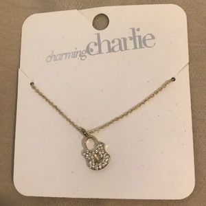 Charming Charlie’s Lock Necklace